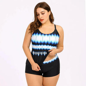 Biquíni Tankini Estampado Plus Size Duas Peças - Janelaila Moda