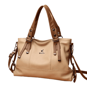 Bolsa Feminina Tote Vintage Três Camadas Couro Genuíno - Cardino