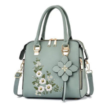 Bolsa Feminina Transversal com Detalhes Florais - Janelaila Moda