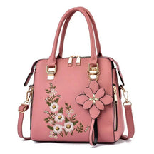 Bolsa Feminina Transversal com Detalhes Florais - Janelaila Moda